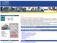 Tablet Screenshot of ecoles-de-commerce.info